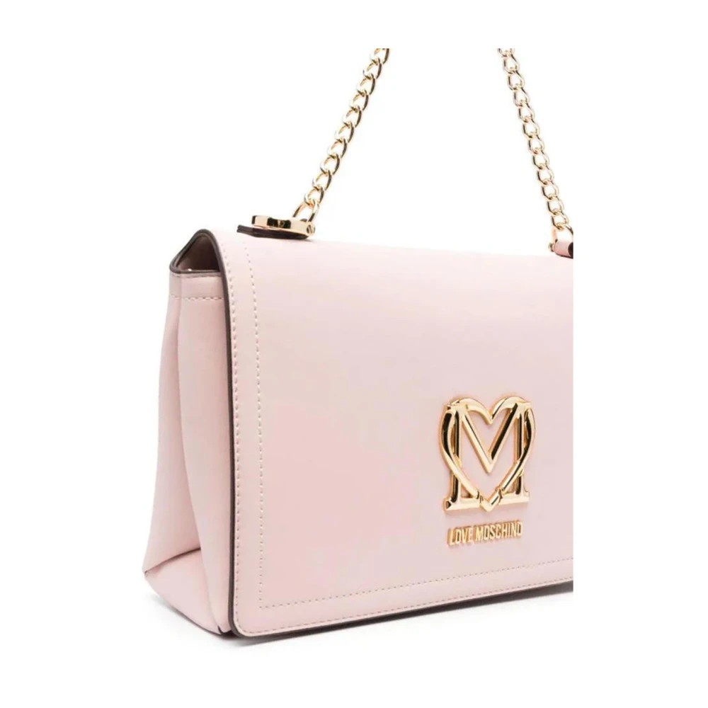 Love Moschino Poeder Schoudertas voor Vrouwen Pink Dames