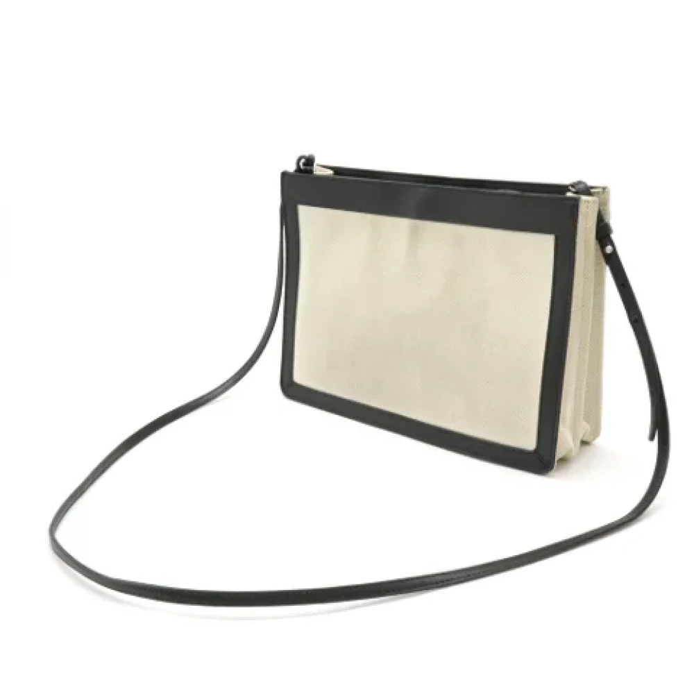 Balenciaga Vintage Pre-owned Canvas balenciaga-bags Beige Dames