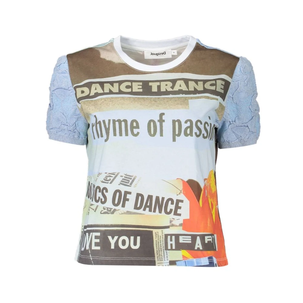 Desigual Mujer Multicolor Camisetas, Talla: M