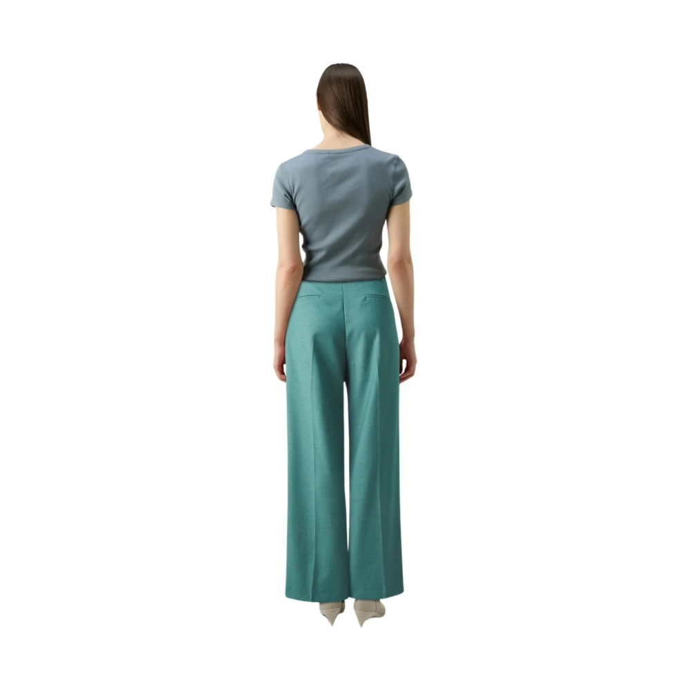 Liu Jo Rechte Pijp Broek Green Dames