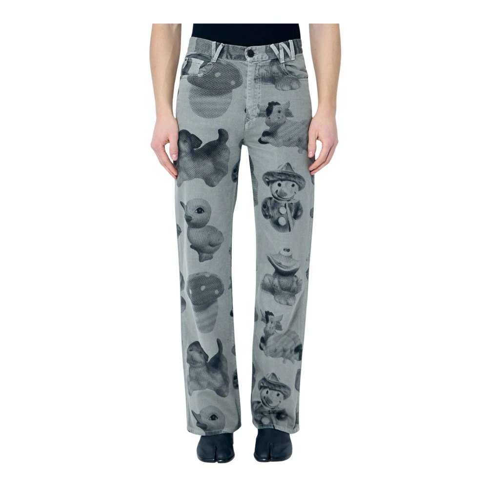 Vivienne Westwood Straight-Leg Five-Pocket Jeans Multicolor Heren