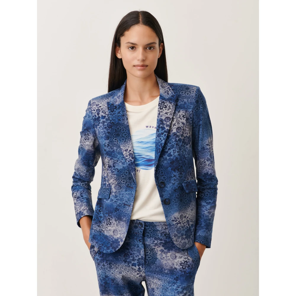 Jane Lushka Blazers Blue Dames