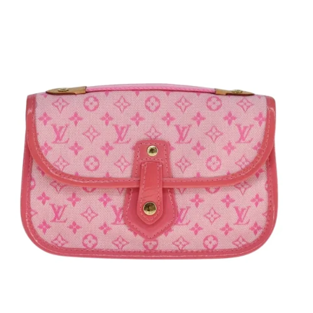 Louis Vuitton Vintage Pre-owned Canvas pouches Pink Dames