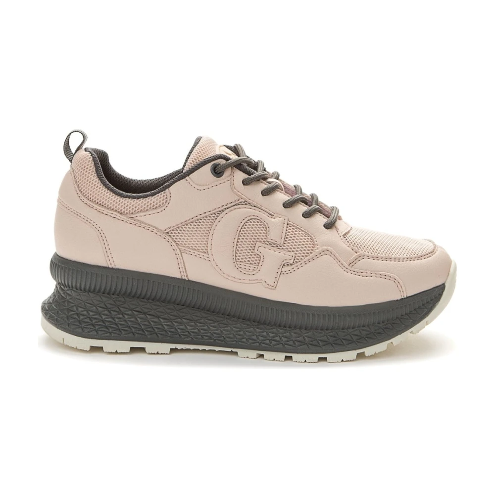 Grunberg Women's Pink Sneakers, 5 Uk, Closed Trainers