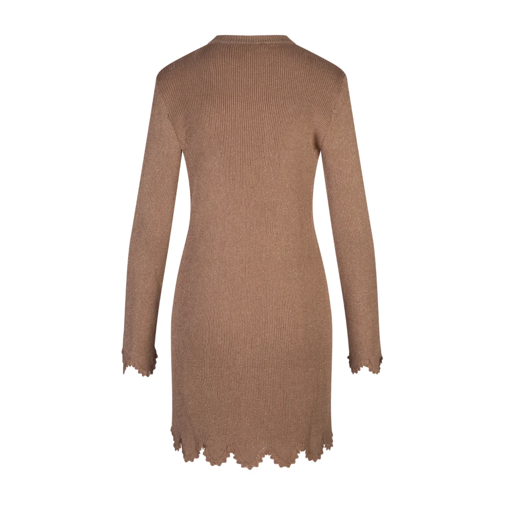 Chloé Bruine Minijurk met Golvend Patroon Brown Dames