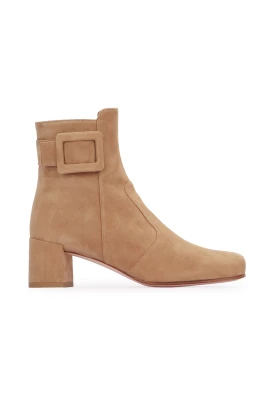 Mocka Spänne Tobak Boot