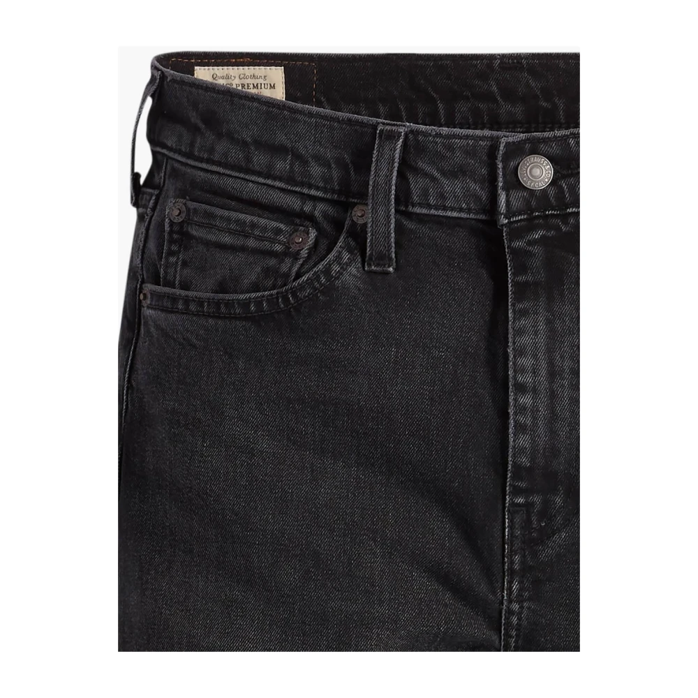 Levi's Zwarte Jeans Slim Fit Katoenmix Black Heren