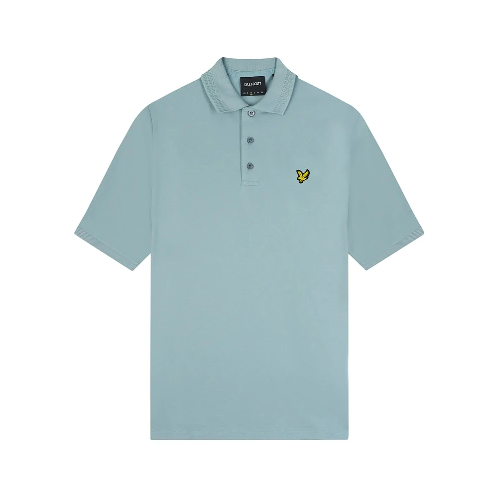 Lyle & Scott Vintage Rally Tipped Polo Shirt Blue Heren