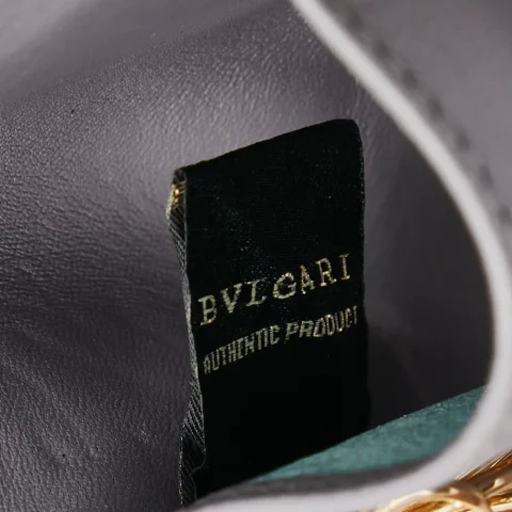 Bvlgari Vintage Pre-owned Leather home-office Green Dames