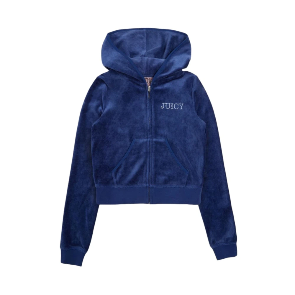Juicy Couture Stijlvolle hoodie voor vrouwen Blue Dames