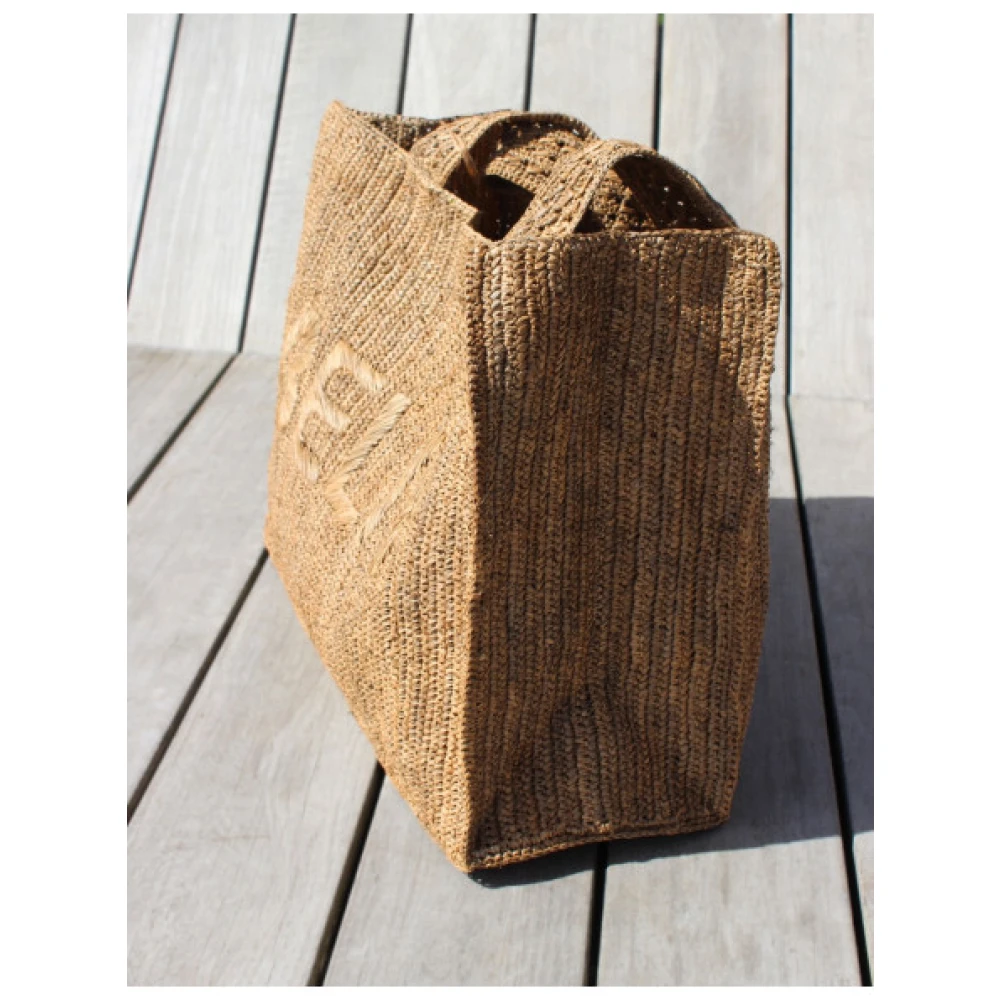 Ibeliv Fitia Geborduurde Tote Tas Beige Dames