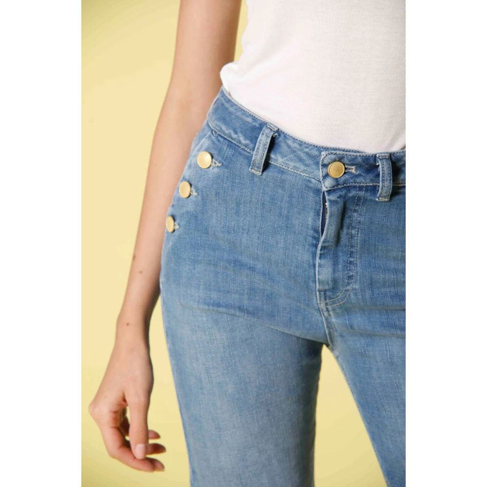 Mason's Cropped Jeans Blue Dames