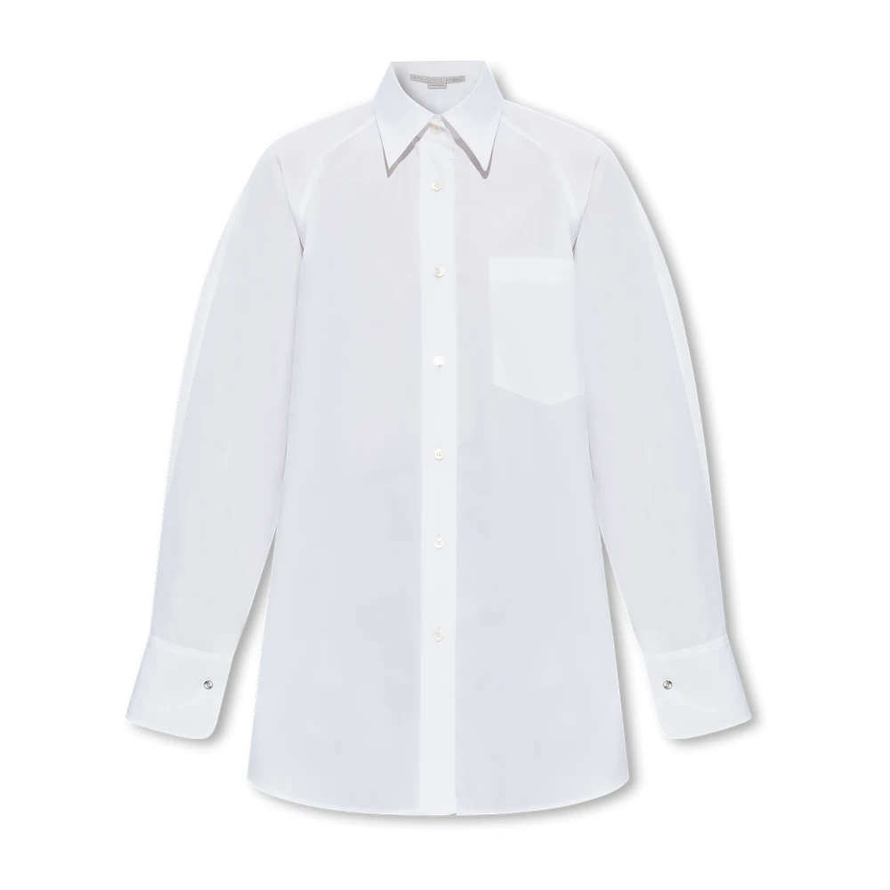 Stella Mccartney Women's White Oversize Shirt - Shirts - S - Blouses & Shirts