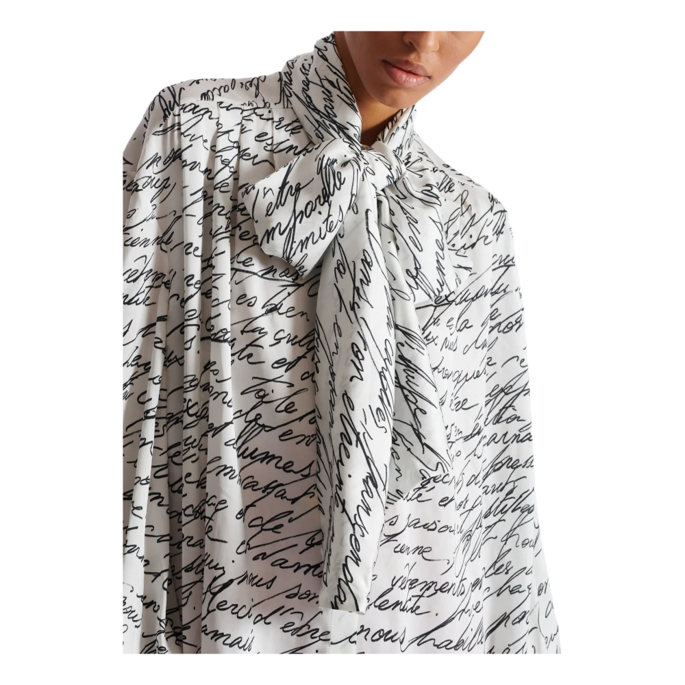 Balmain -boog shirt met White Dames