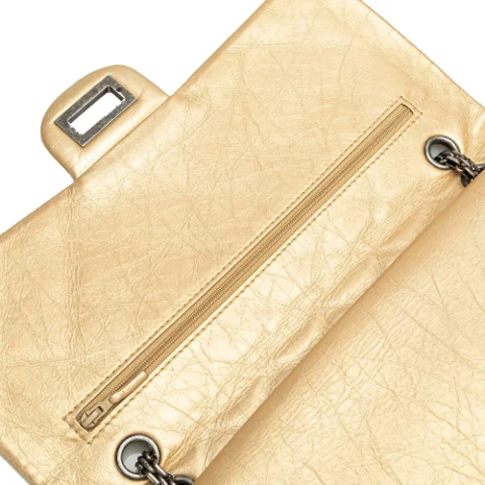 Chanel Vintage Pre-owned Leather chanel-bags Yellow Dames