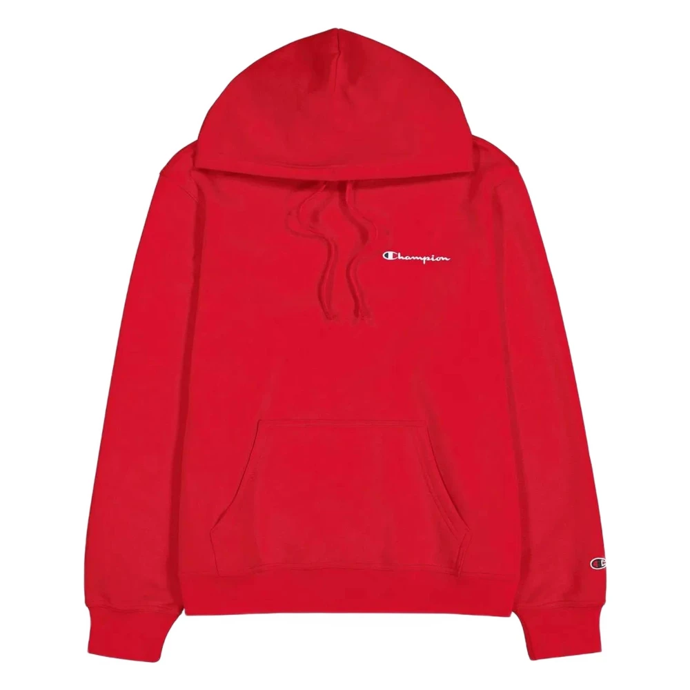 Champion Rode hoodie met geborduurd logo Red Heren