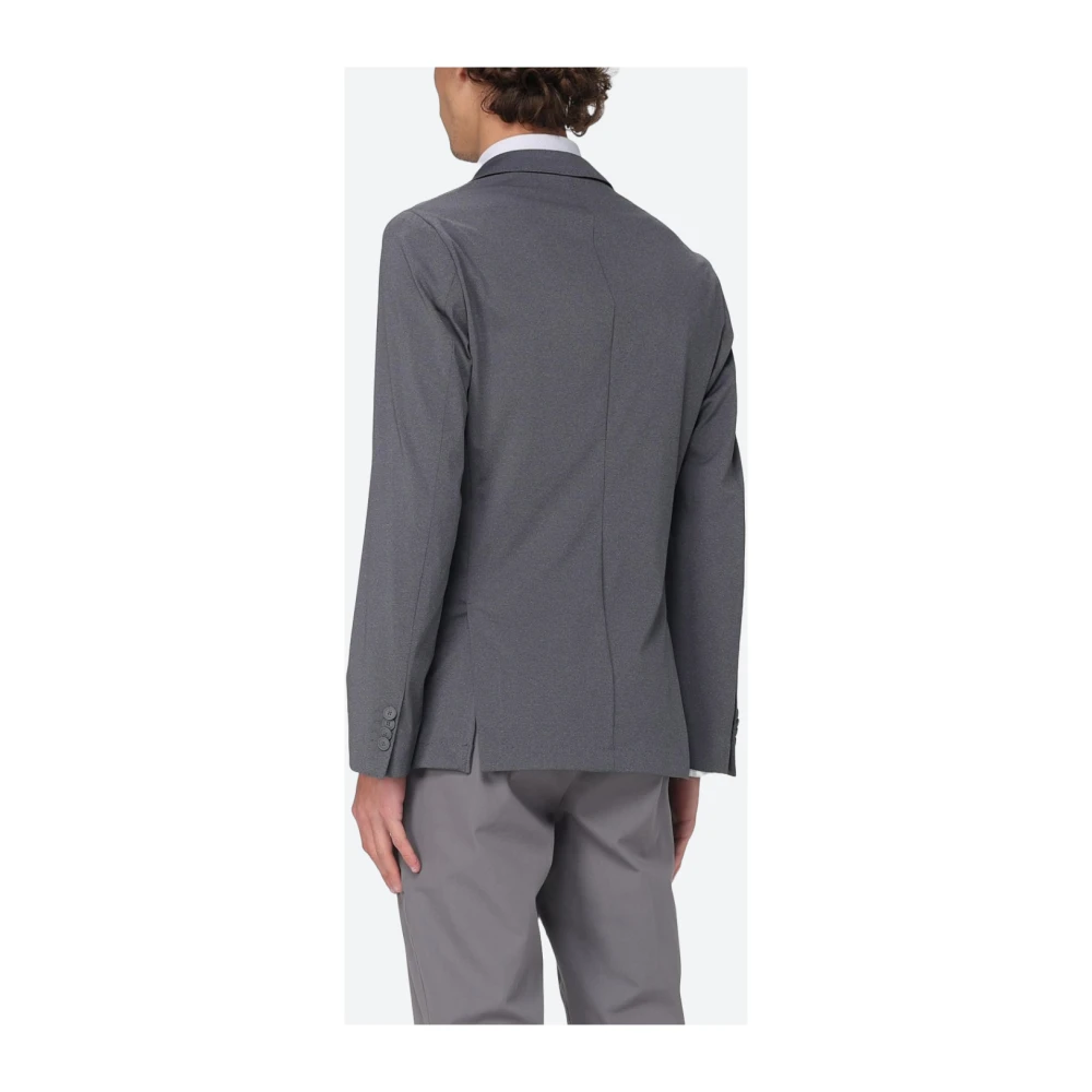 Hugo Boss Stretch Technische Stof Jas Gray Heren