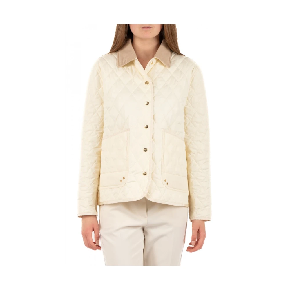 Fay Stijlvolle Blouson Jas Beige Dames