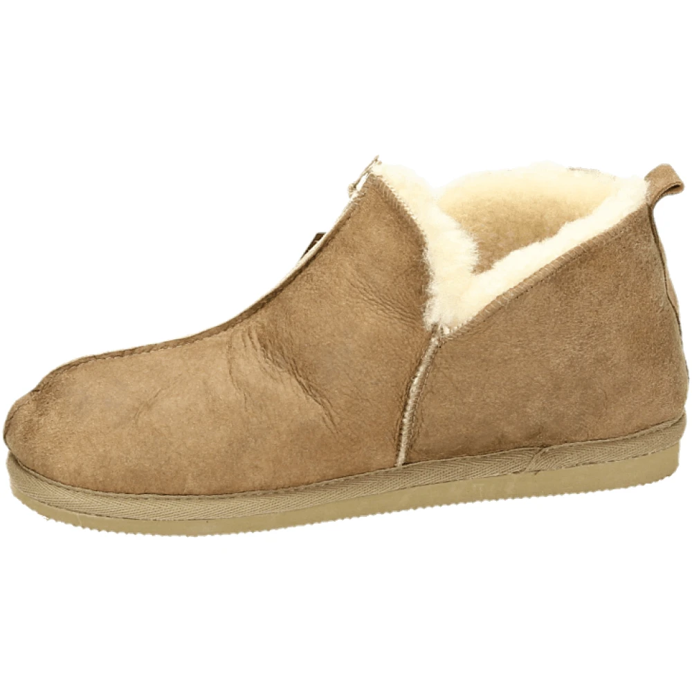 Shepherd Brun Mocka Herrtofflor Cognac Färg