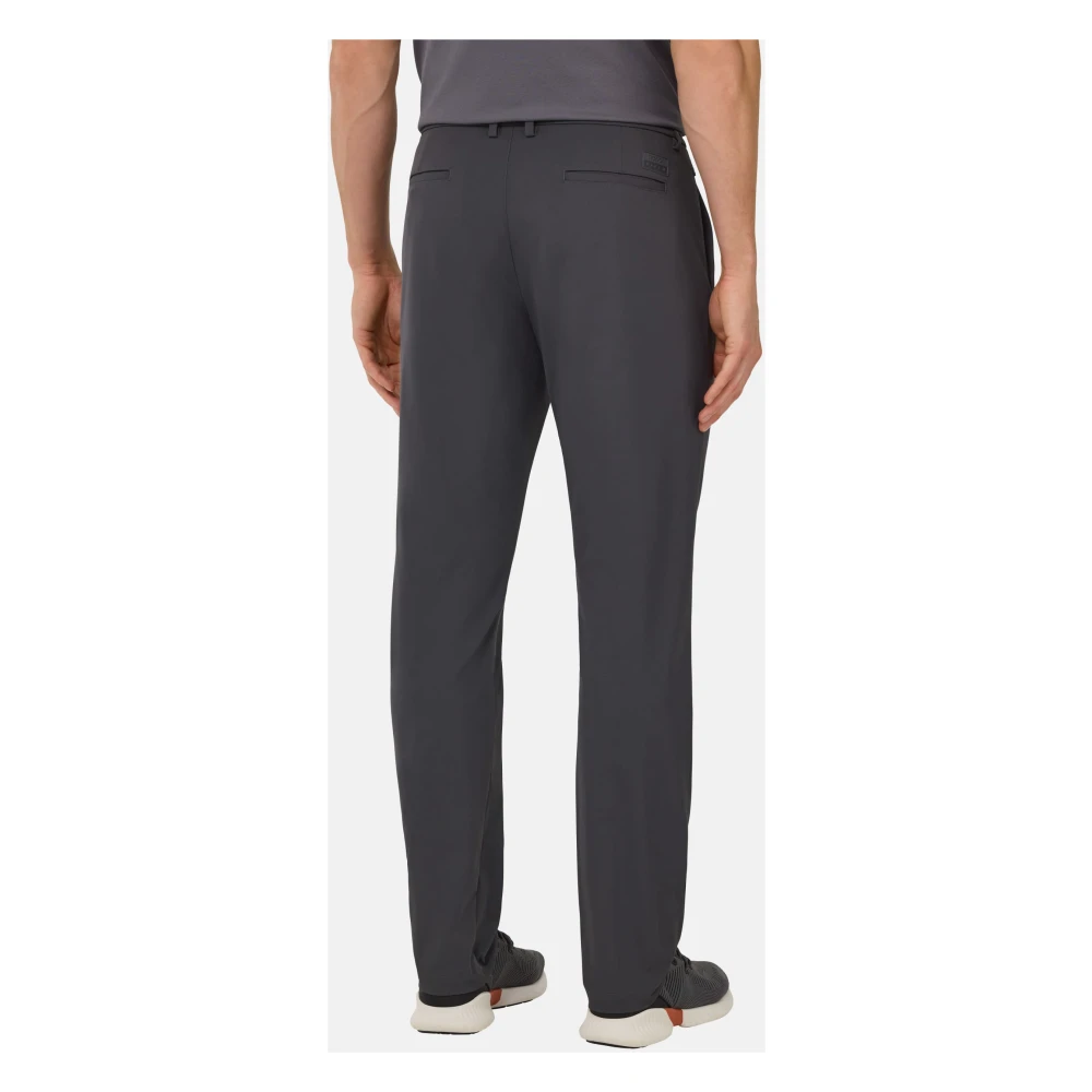 Boggi Milano B-Tech Stretch Nylon Broek Gray Heren