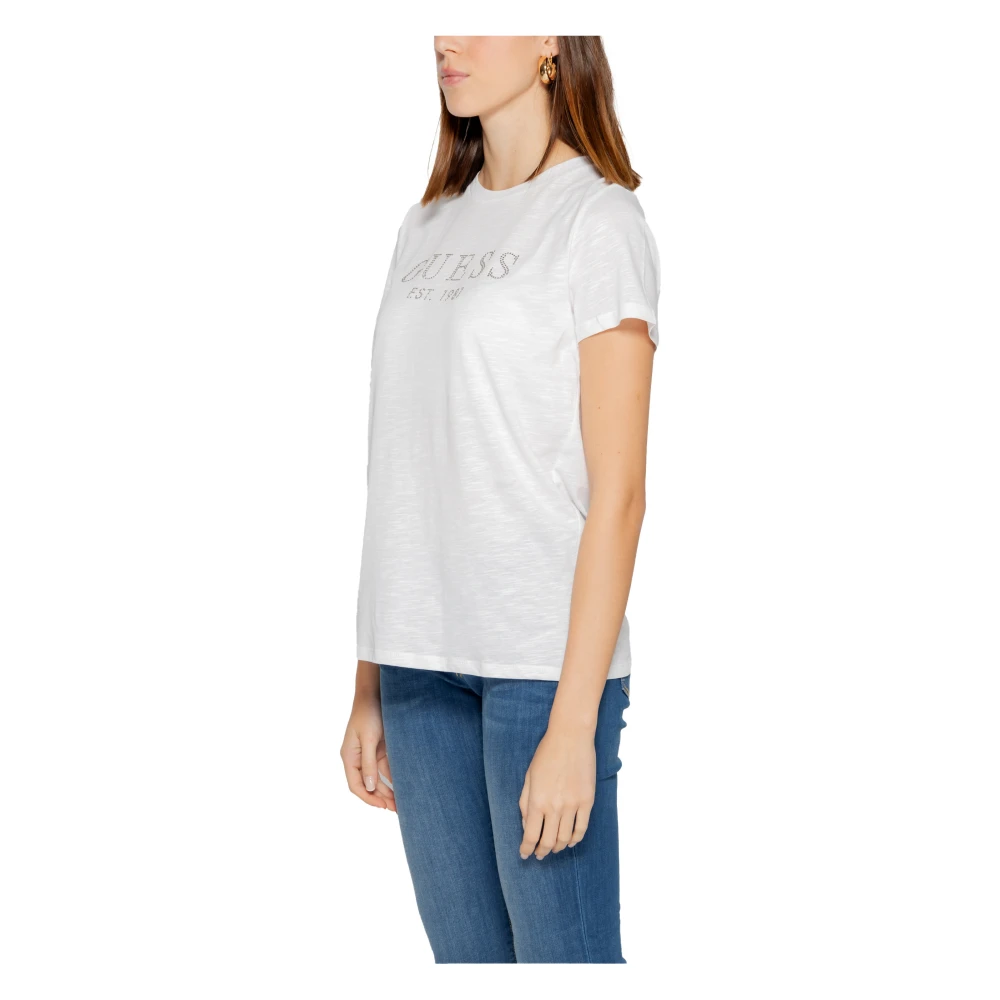 Guess T-Shirt Spring Summer Collectie White Dames