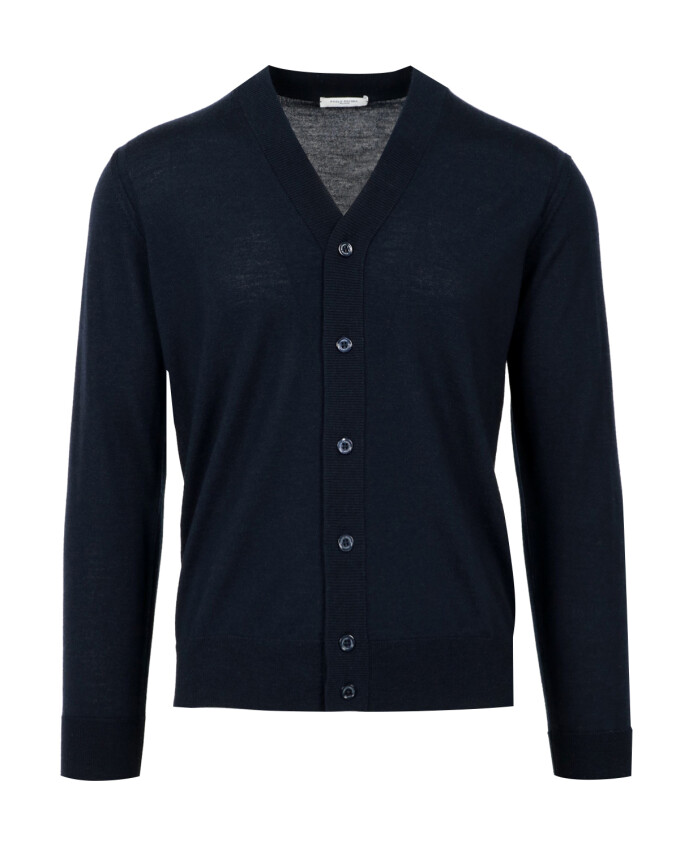 cardigan-en-laine-bleu-col-v