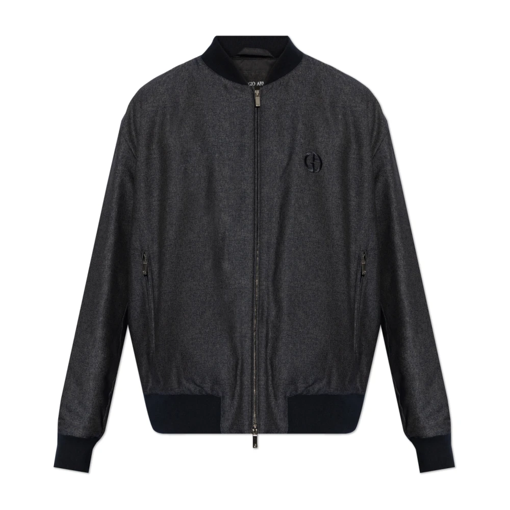 Giorgio Armani Jacka typ bomber Blue, Herr