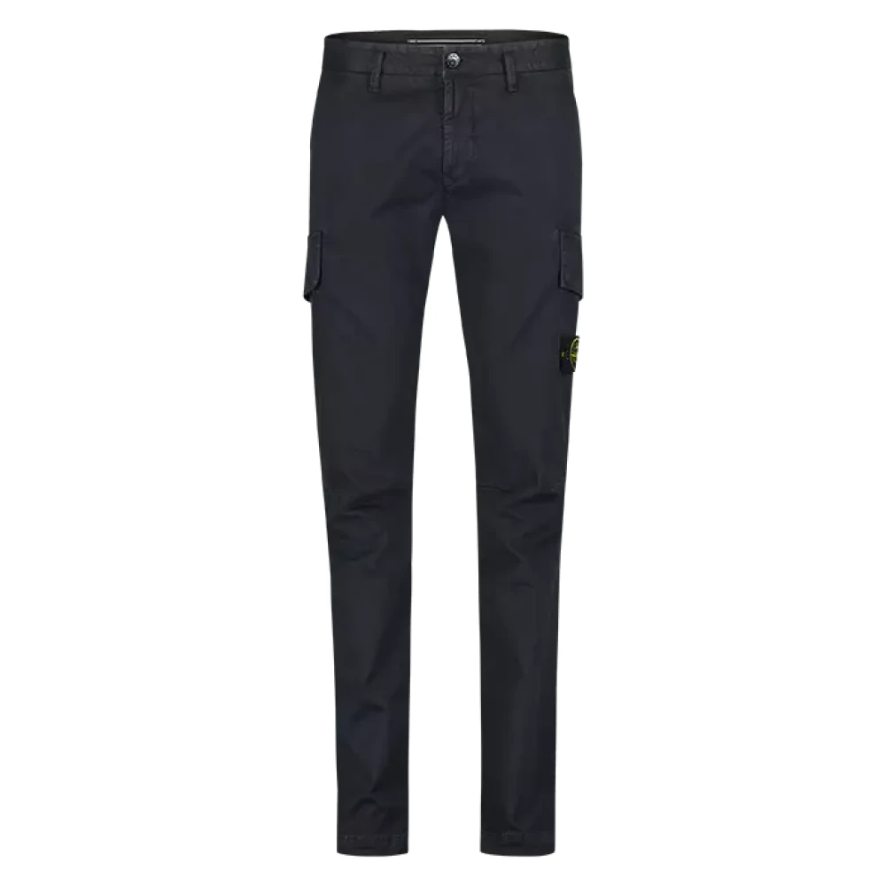 Stone Island Casual Cargo Broek Blue Heren