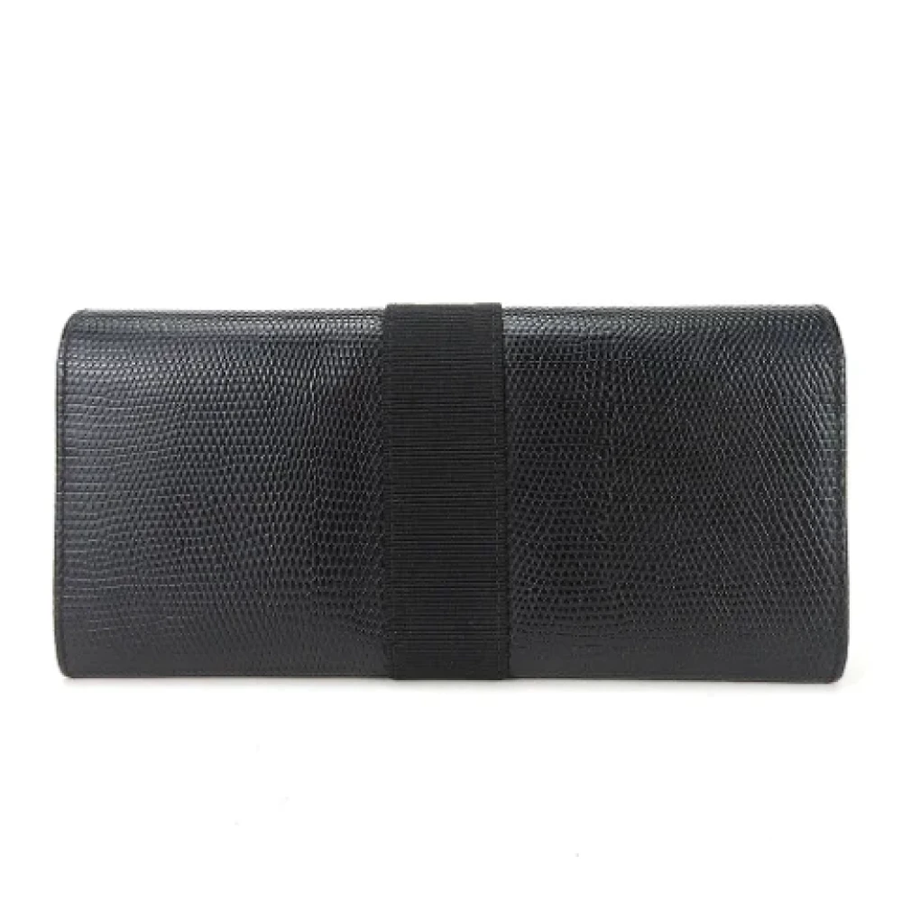 Salvatore Ferragamo Pre-owned Leather wallets Black Dames