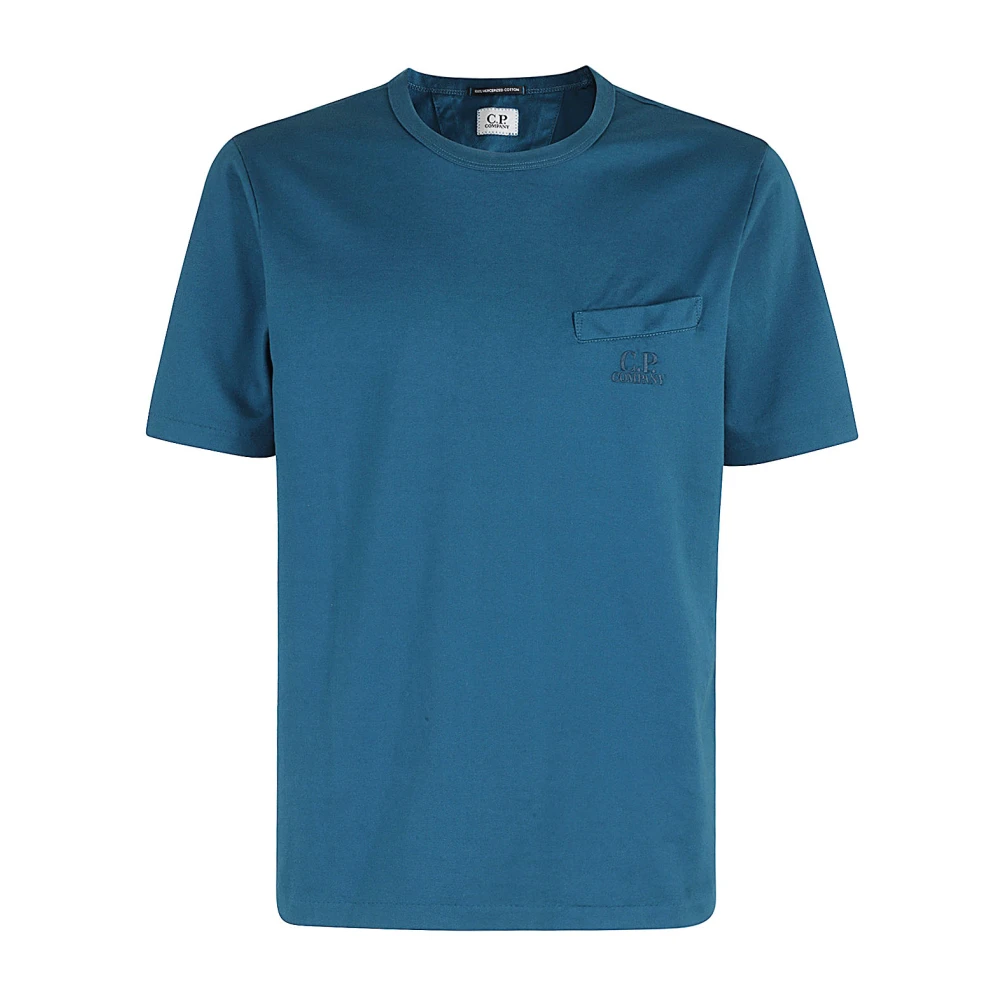 C.P. Company Zak T-shirt Twist Stijl Blue Heren