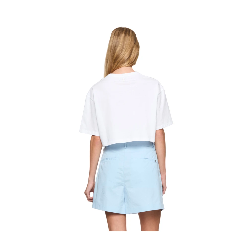 Dondup Stijlvolle Dames T-Shirt Trendy Mode Item White Dames