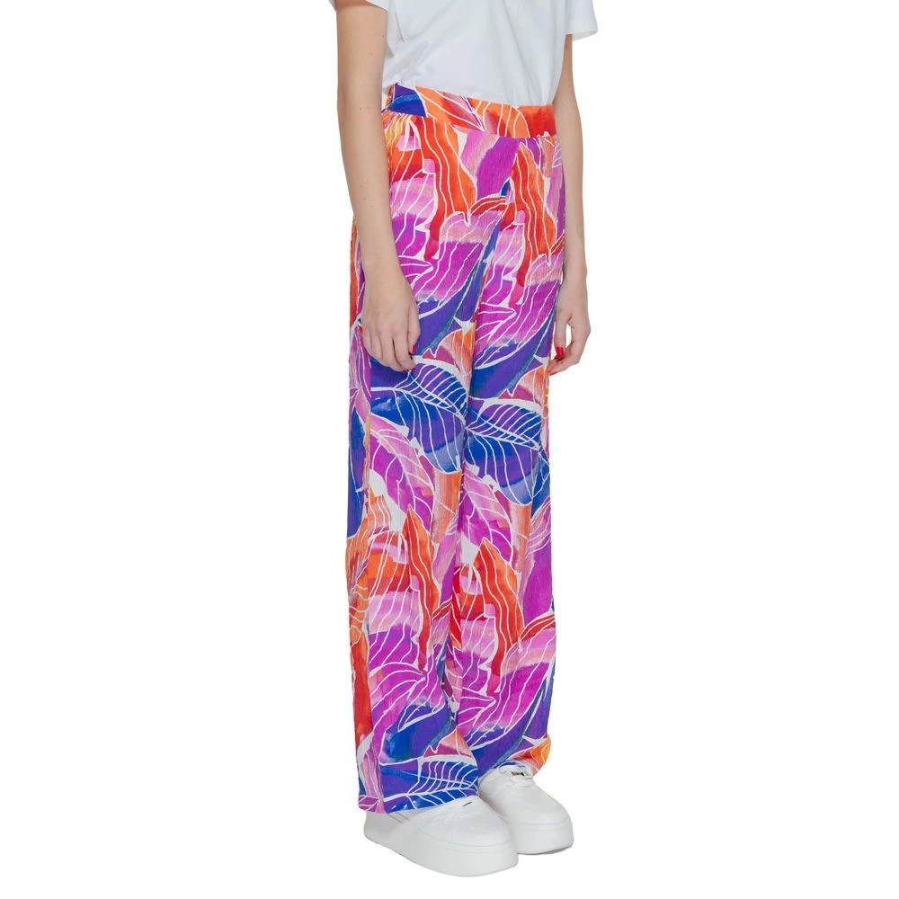 Vila Multicolor Palazzo Jeans & Broek Multicolor Dames