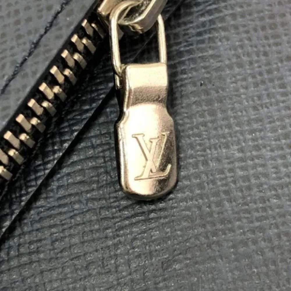 Louis Vuitton Vintage Pre-owned Leather wallets Black Dames