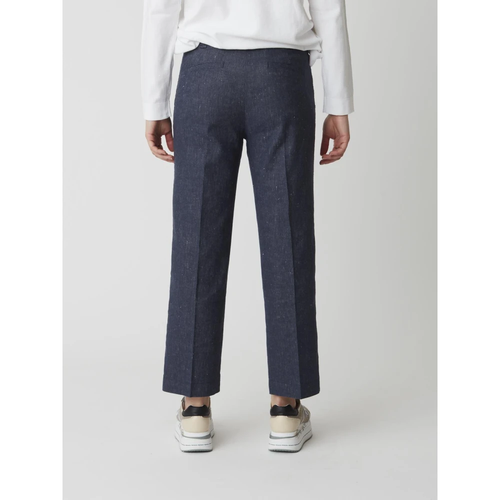 Via Masini 80 Stijlvolle Broek Blue Dames