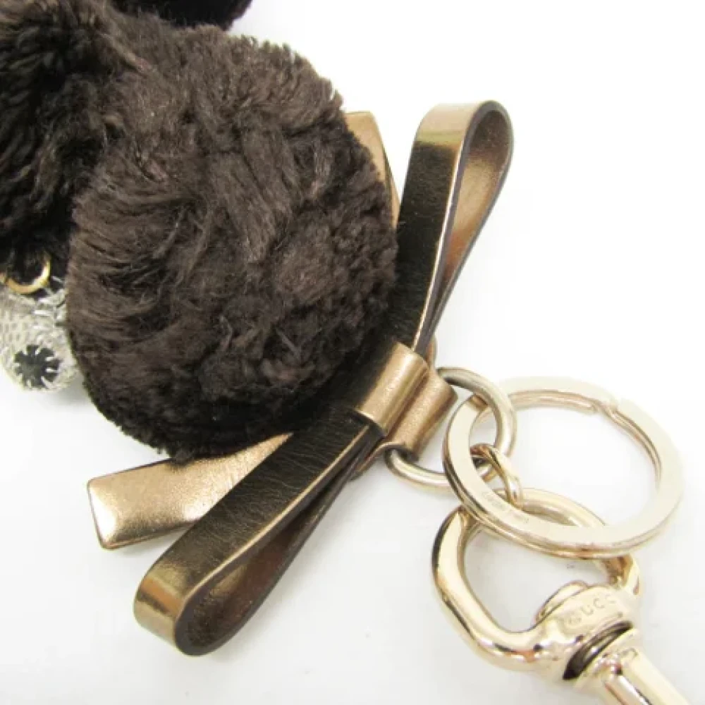 Gucci Vintage Pre-owned Fabric key-holders Beige Dames