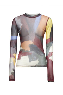 pull-ras-du-cou-a-imprime-abstrait