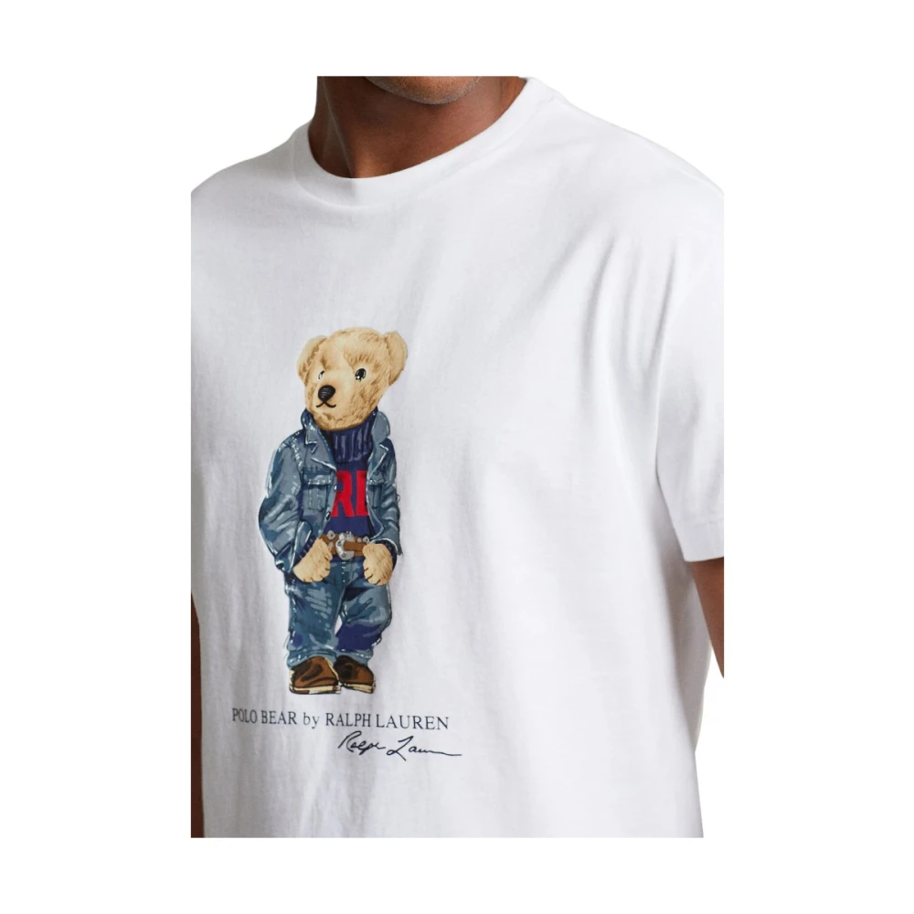 Polo Ralph Lauren Korte Mouw T-Shirt Wit White Heren