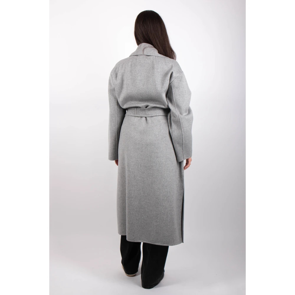 Max Mara Lichtgrijze Mantel Olanda Gray Dames