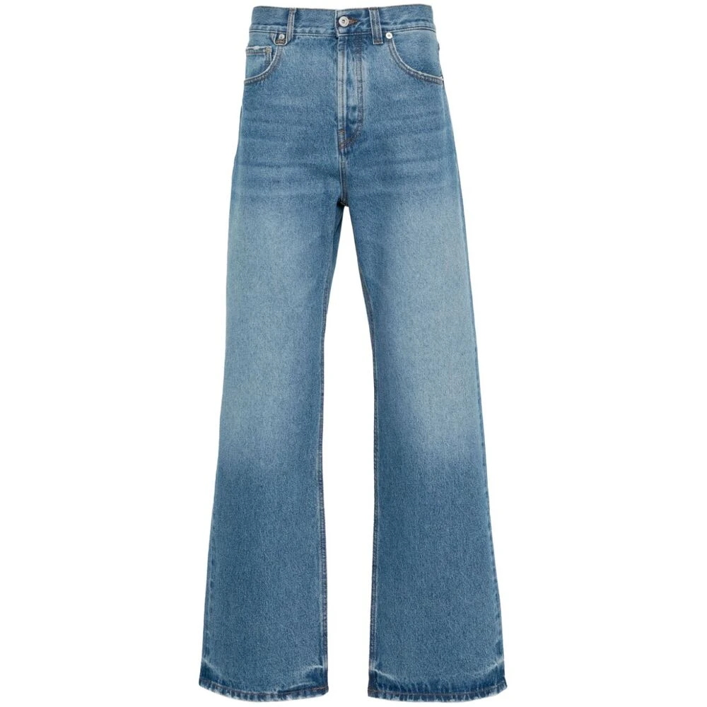 Jacquemus Wide Jeans Blue Heren