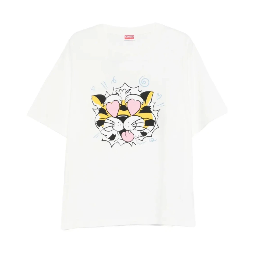 Kenzo Uomo Bianco Top, L, New,