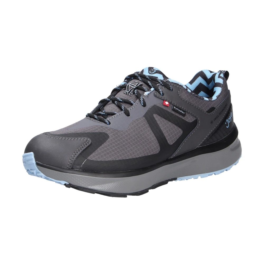 Joya Comfortabele Veterschoen in Donkergrijs Dames Schoenen