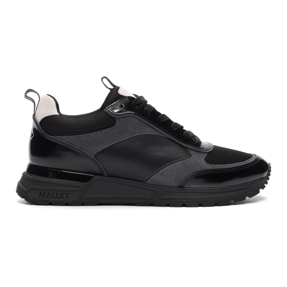 Mallet London Bethnal Sneakers Heren Schoenen Zwart