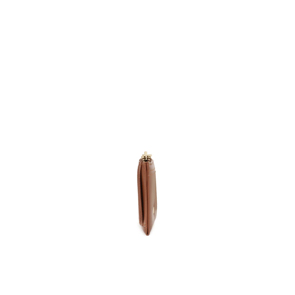 Kazar Kleine leren portemonnee Brown Dames