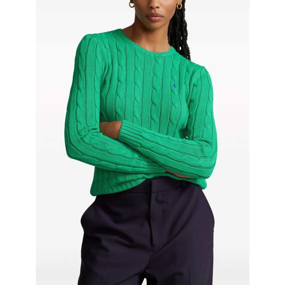 Ralph Lauren Rondgebreide trui Green Dames