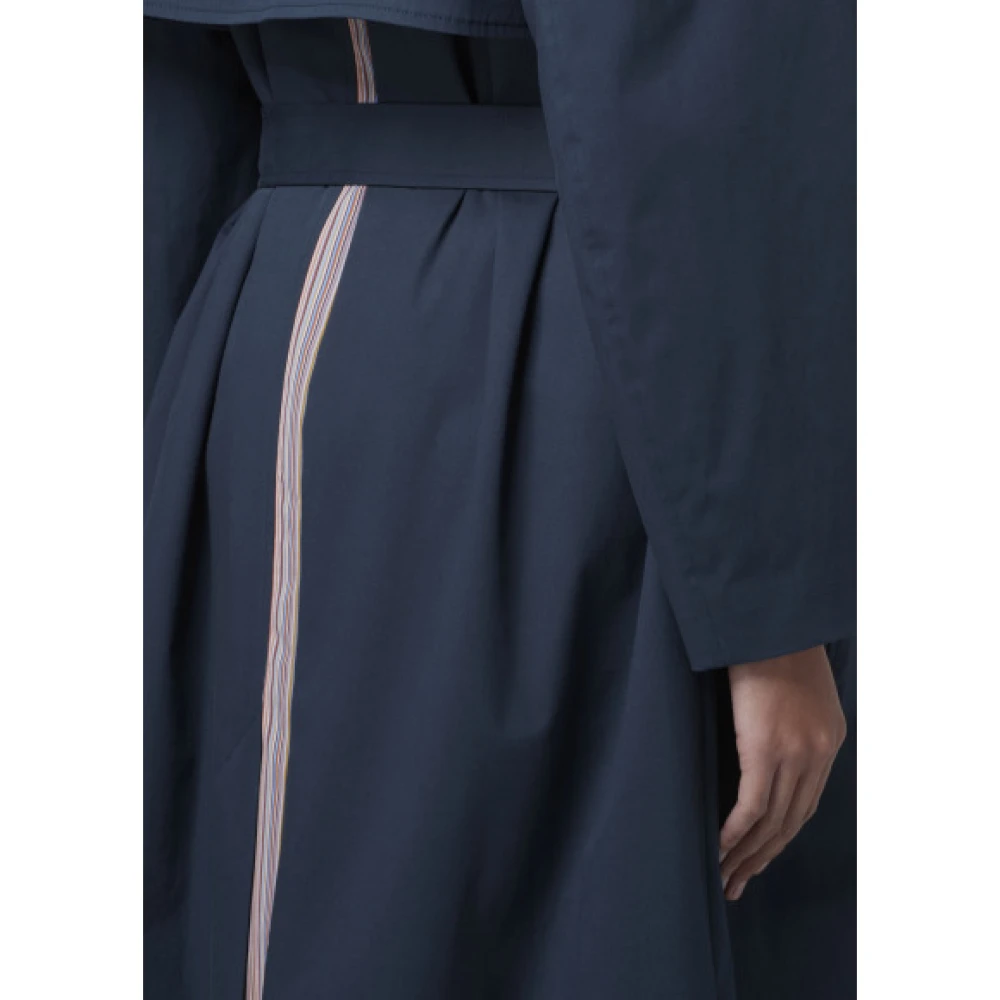 PS By Paul Smith Stijlvolle Lange Jas voor Mannen Blue Dames