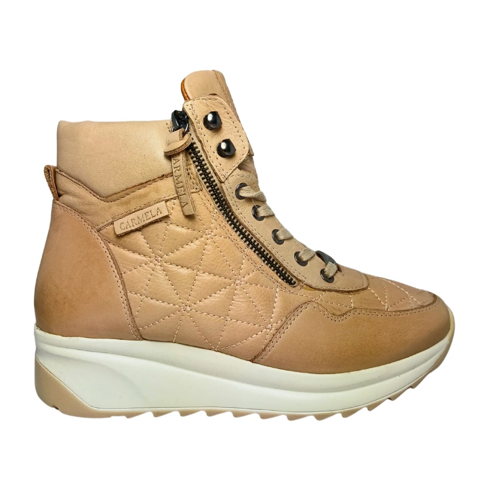 Carmela Women's Beige Wedges, 7 Uk, Sneaker Pelle