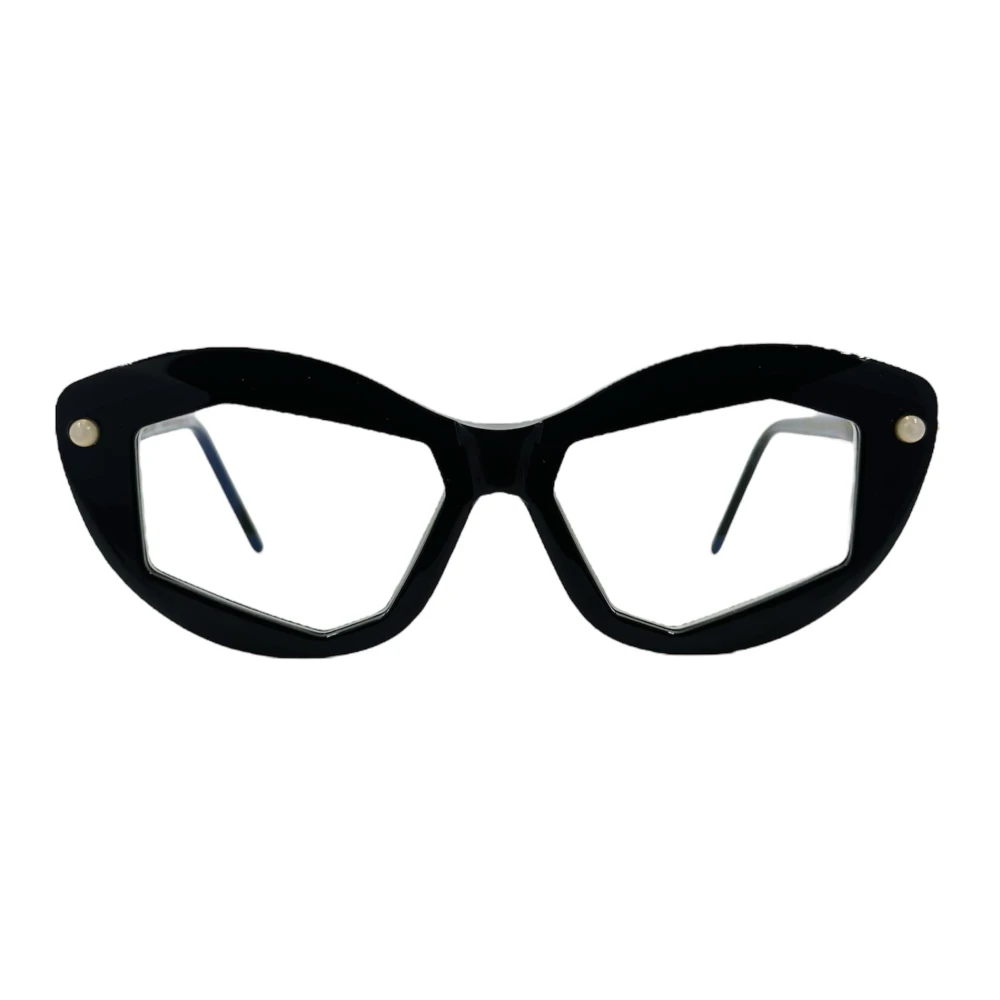 Kuboraum Vlinder Masker Grijs Geel Havana Black Dames