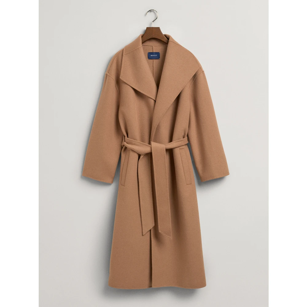 Gant Handgemaakte Jas Brown Dames