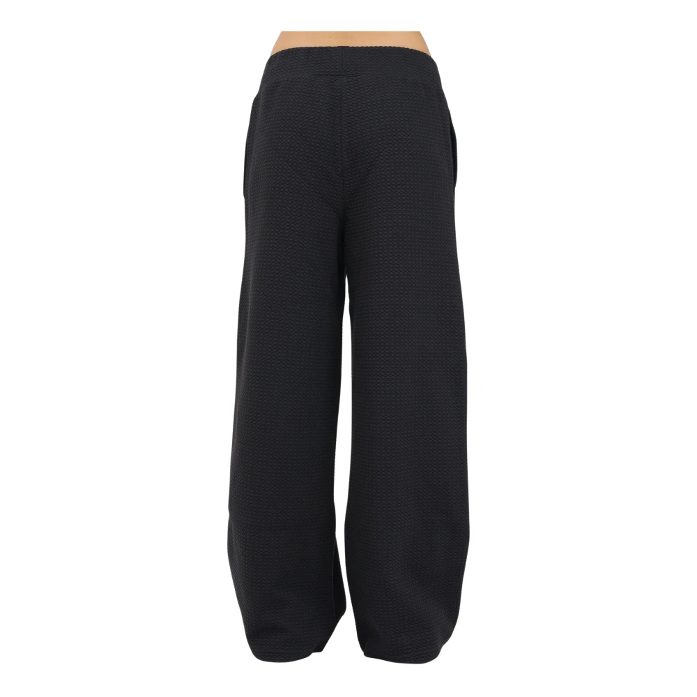 Puma Studio Textured Wijde Pijp Broek Black Dames
