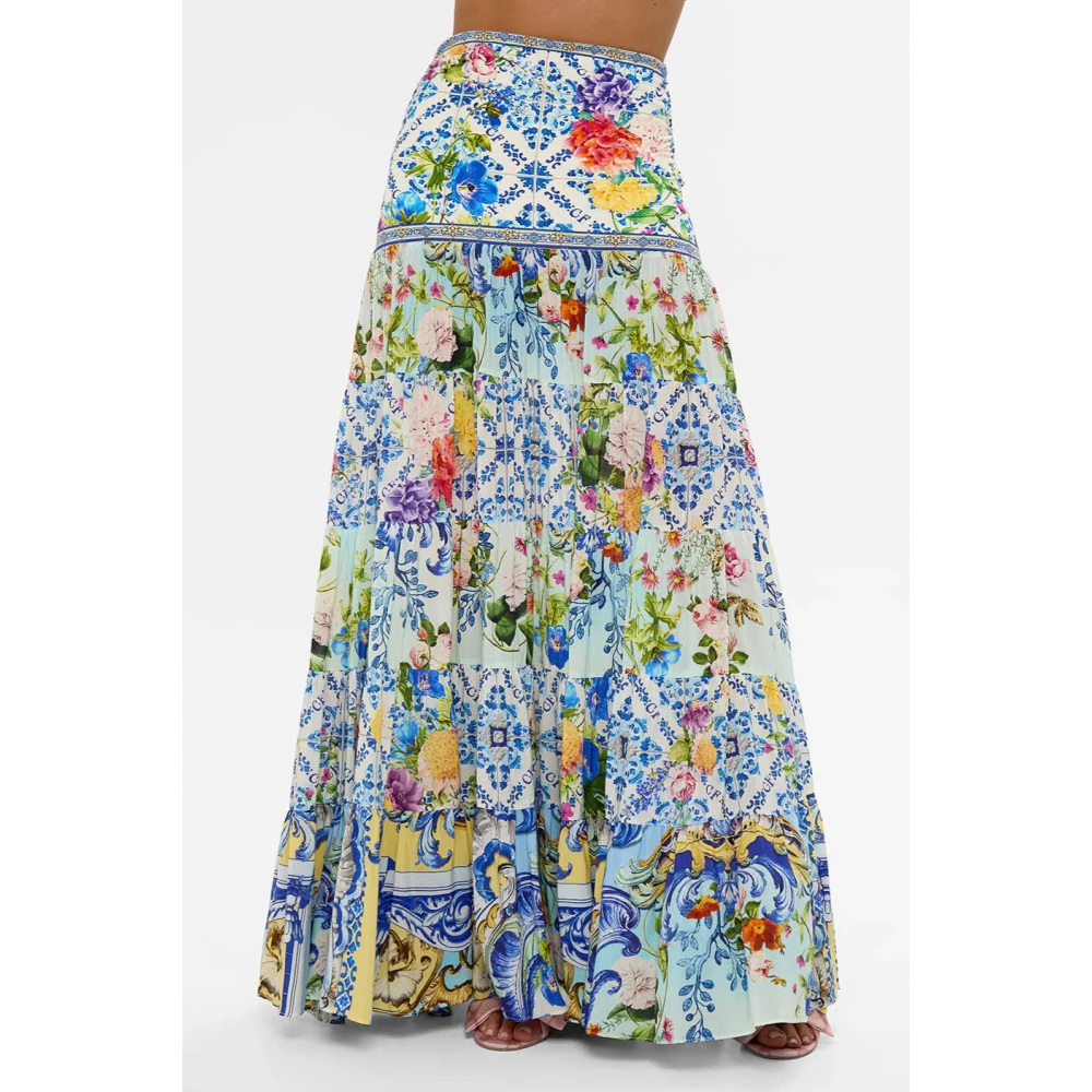 Camilla Zijden gerende rok Wall Wonders Multicolor Dames